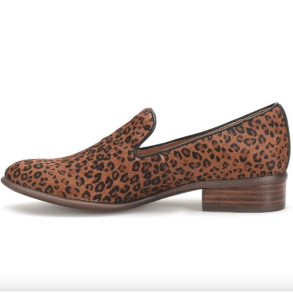 Severna Cow Hair Animal Leopard Print SOFFT Shoes New Flats Loafers Leather 6 M - Picture 6 of 7
